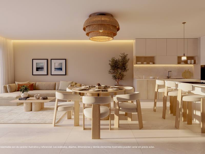 Apartamento en Juan Dolio, 1 hab de Aquamarine — 70 – 72 m²